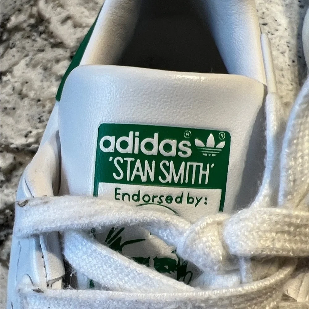 Adidas Stan Smith White Sneakers Size 6